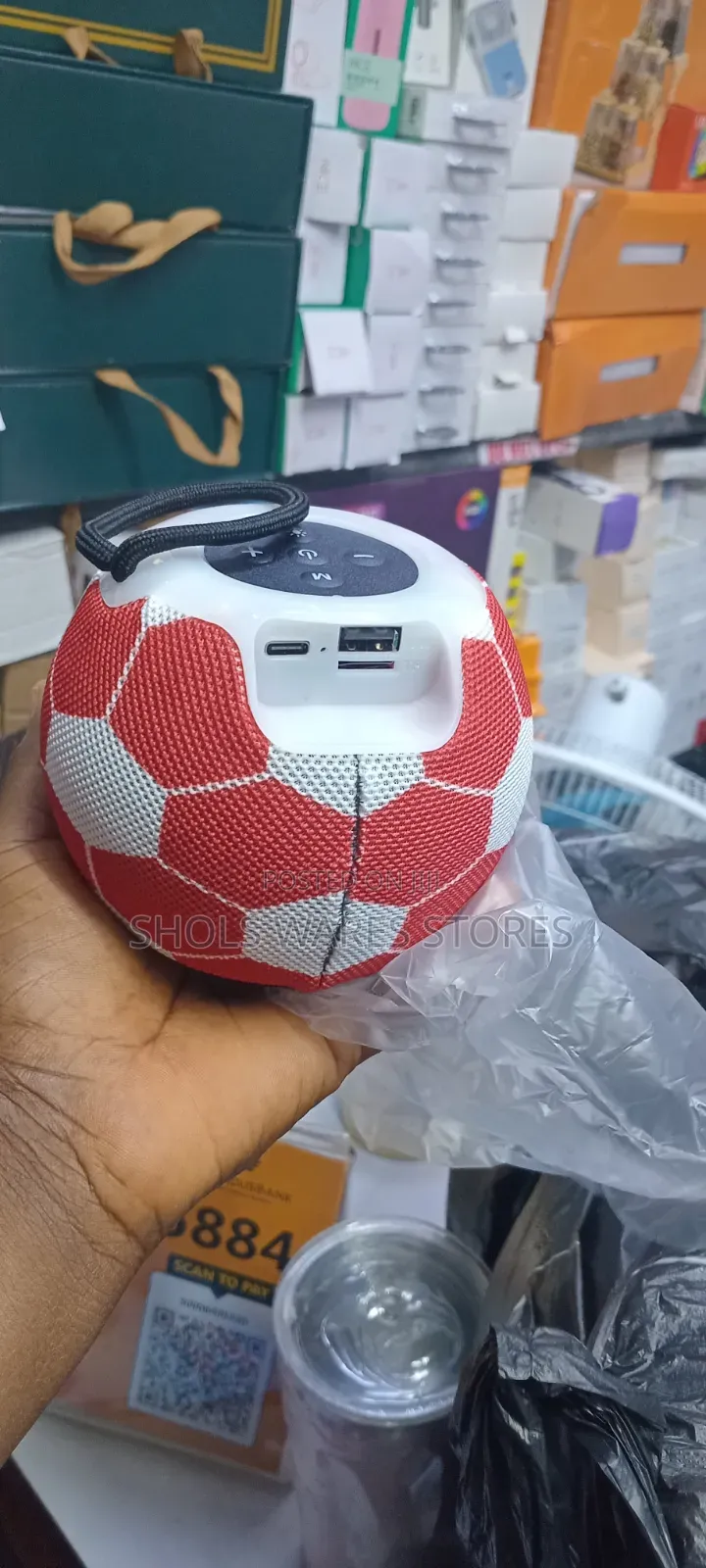 Rechargeable Football Design Wireless Bluetooth Speaker
