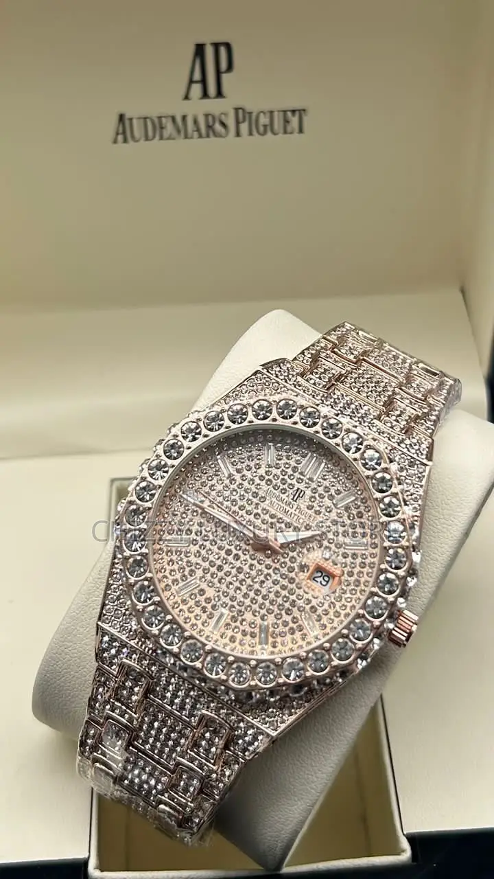 Audemars Piguet Quality Men All Iced Wristwatch