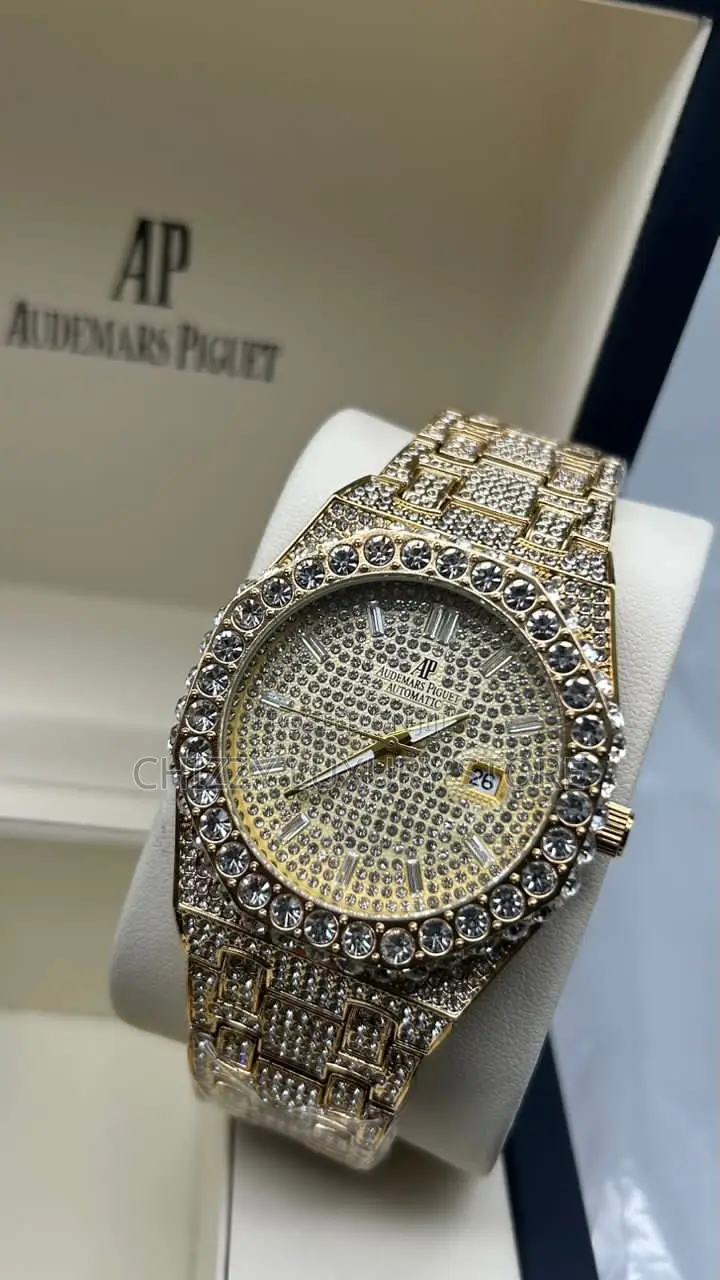 Audemars Piguet Quality Men All Iced Wristwatch