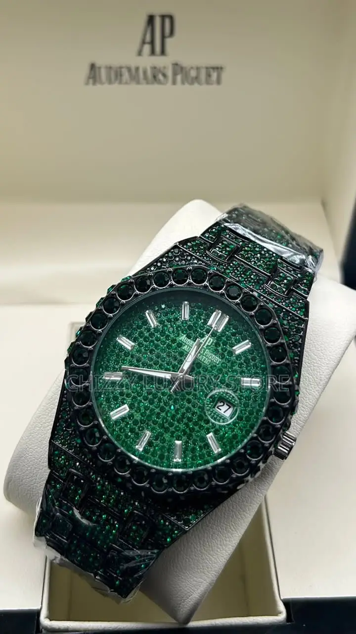 Audemars Piguet Quality Men All Iced Wristwatch
