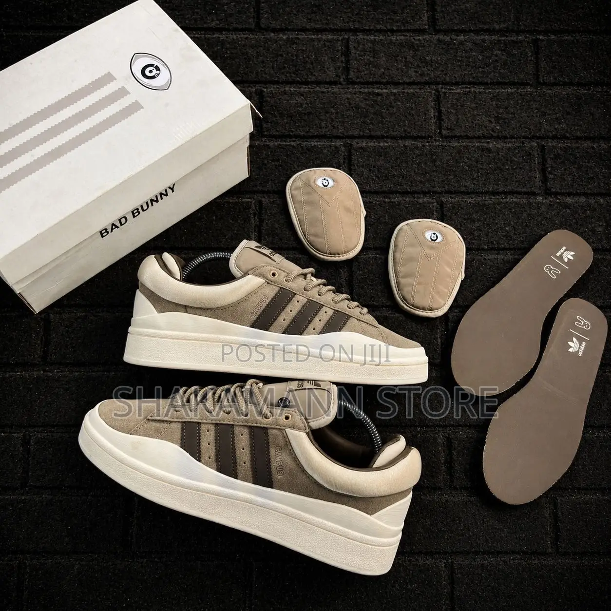 Original Adidas Bad Bunny Brown Campus