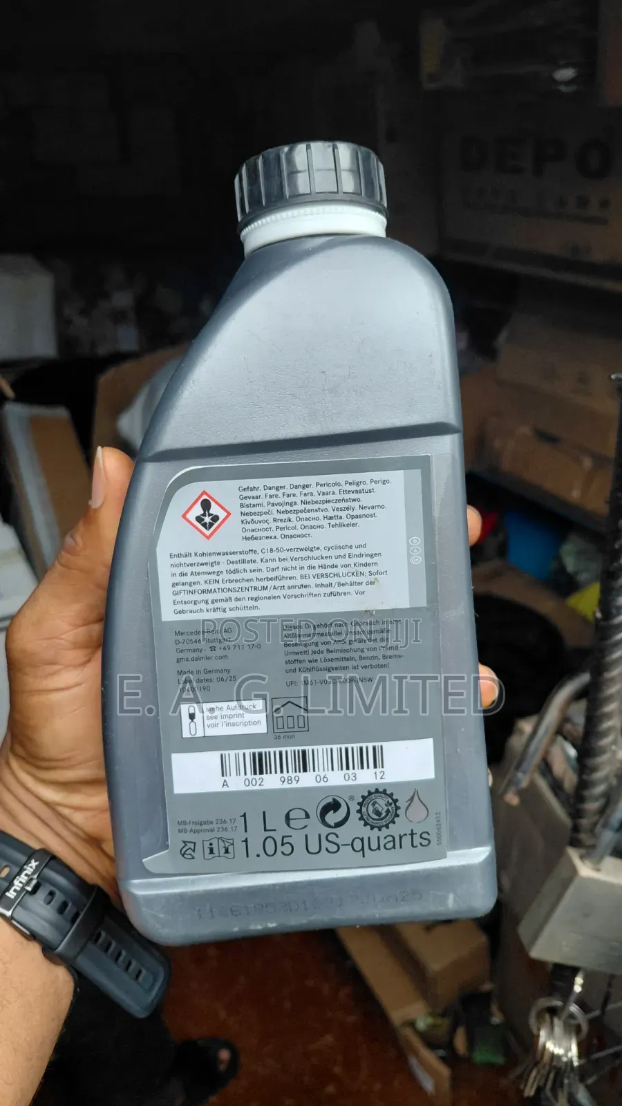Mercedes-Benz Automatic Transmission Fluid (Atf) Approval: Mb 236.17
