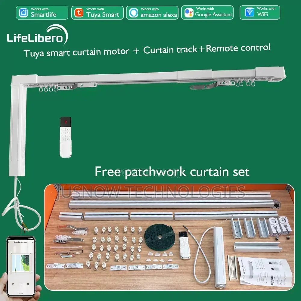 6.2m Wifi Tuya Smart Curtain Rail