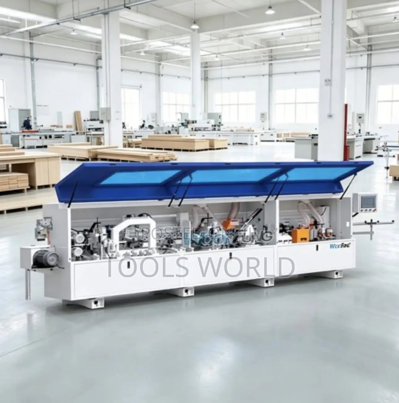 Automatic Edge Banding Machine With Pre-Milling Corner Rounding