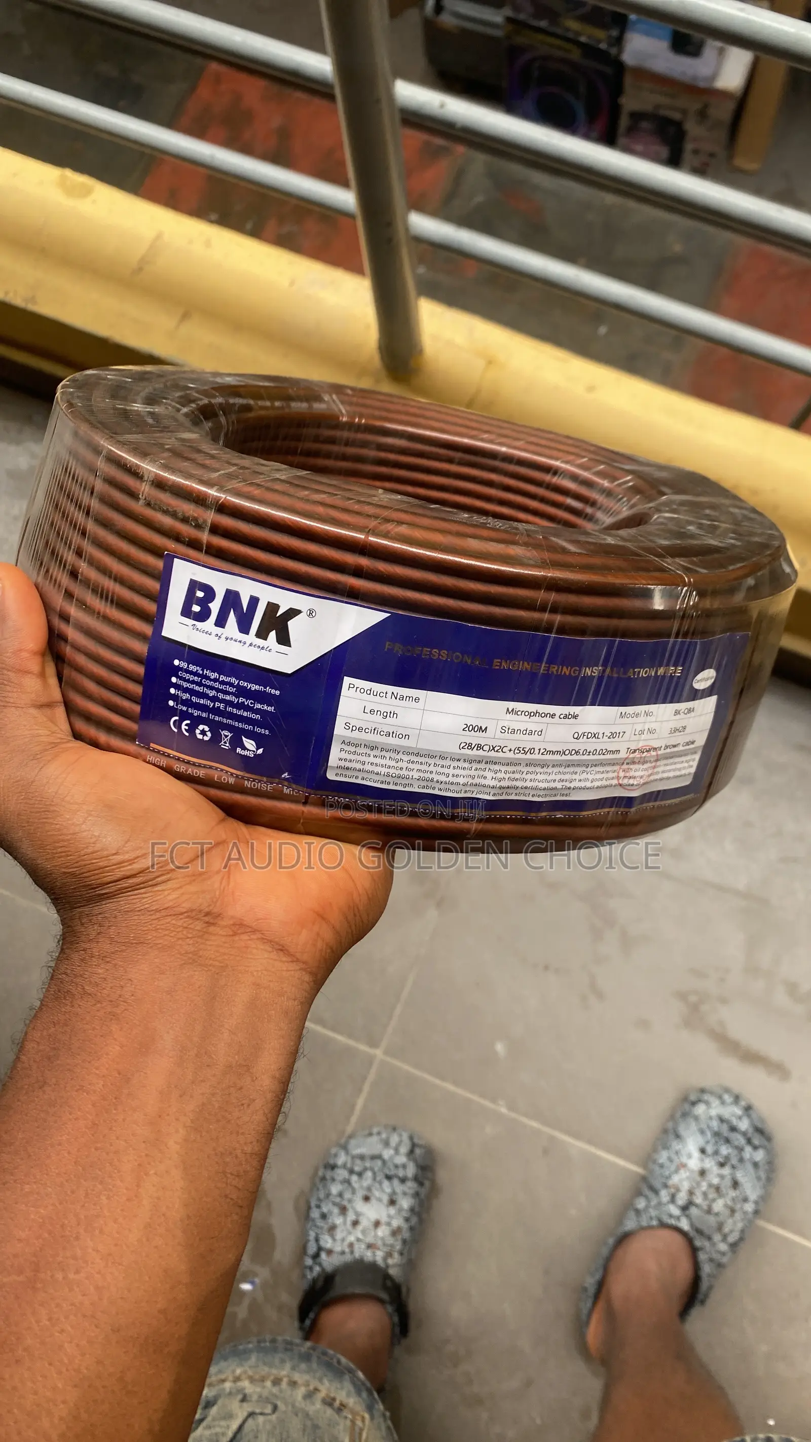 100meter BNK Microphone Cable