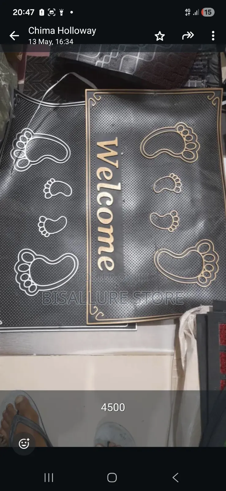 Welcome Foot Door Mat