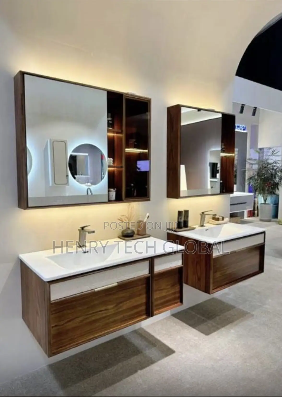 Cabinet Basin With Mirror Size 80’90’120
