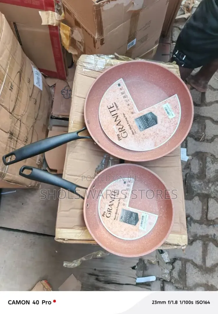 2 in 1 Granite Non-Stick Frying Pans