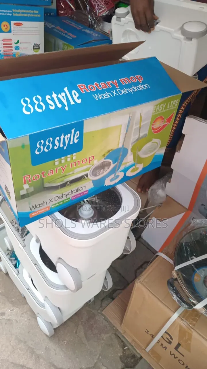 360° Spin Mop Bucket Set | Hands-Free Cleaning