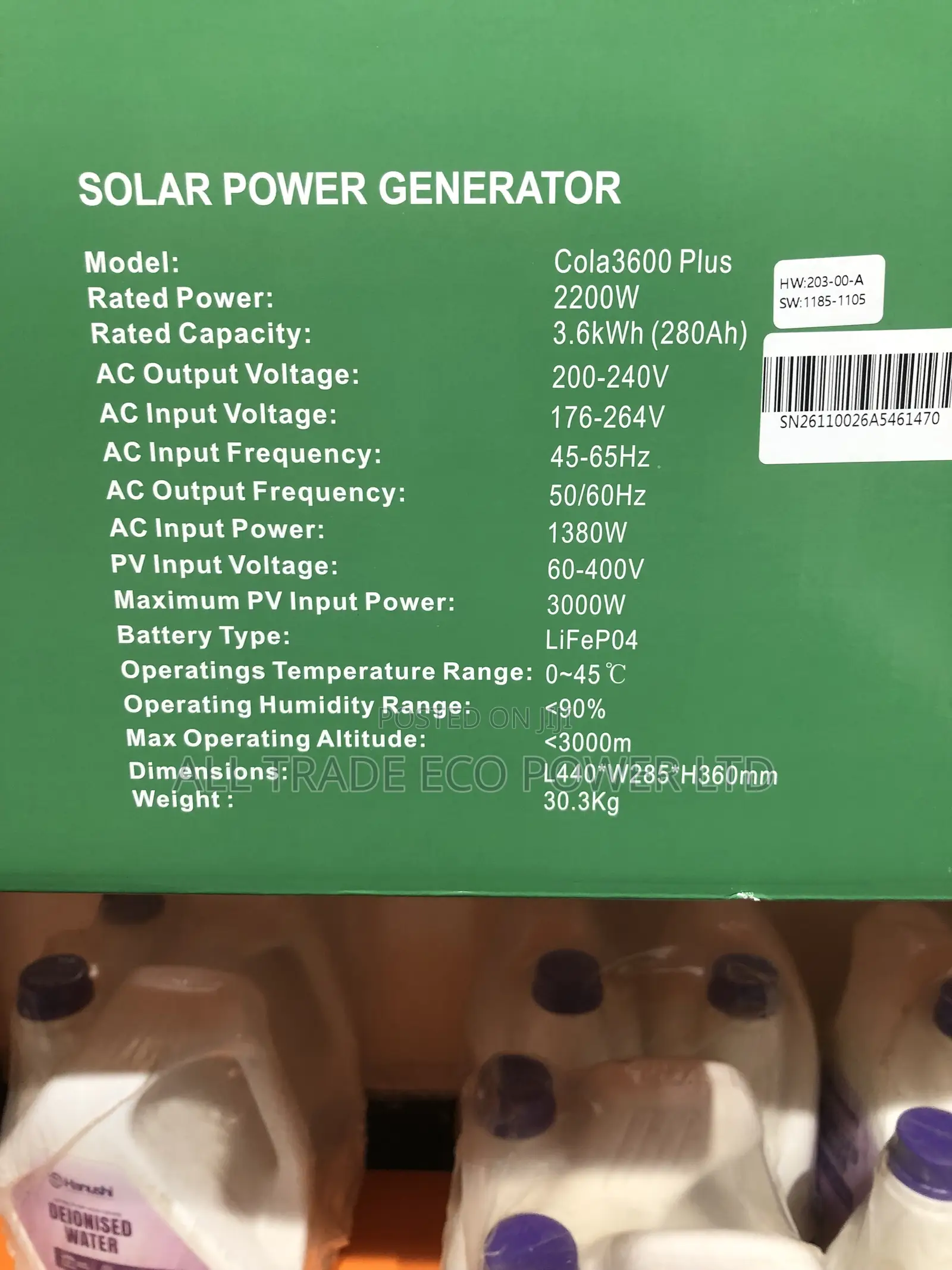 Cola 3600 Plus 3600/2200