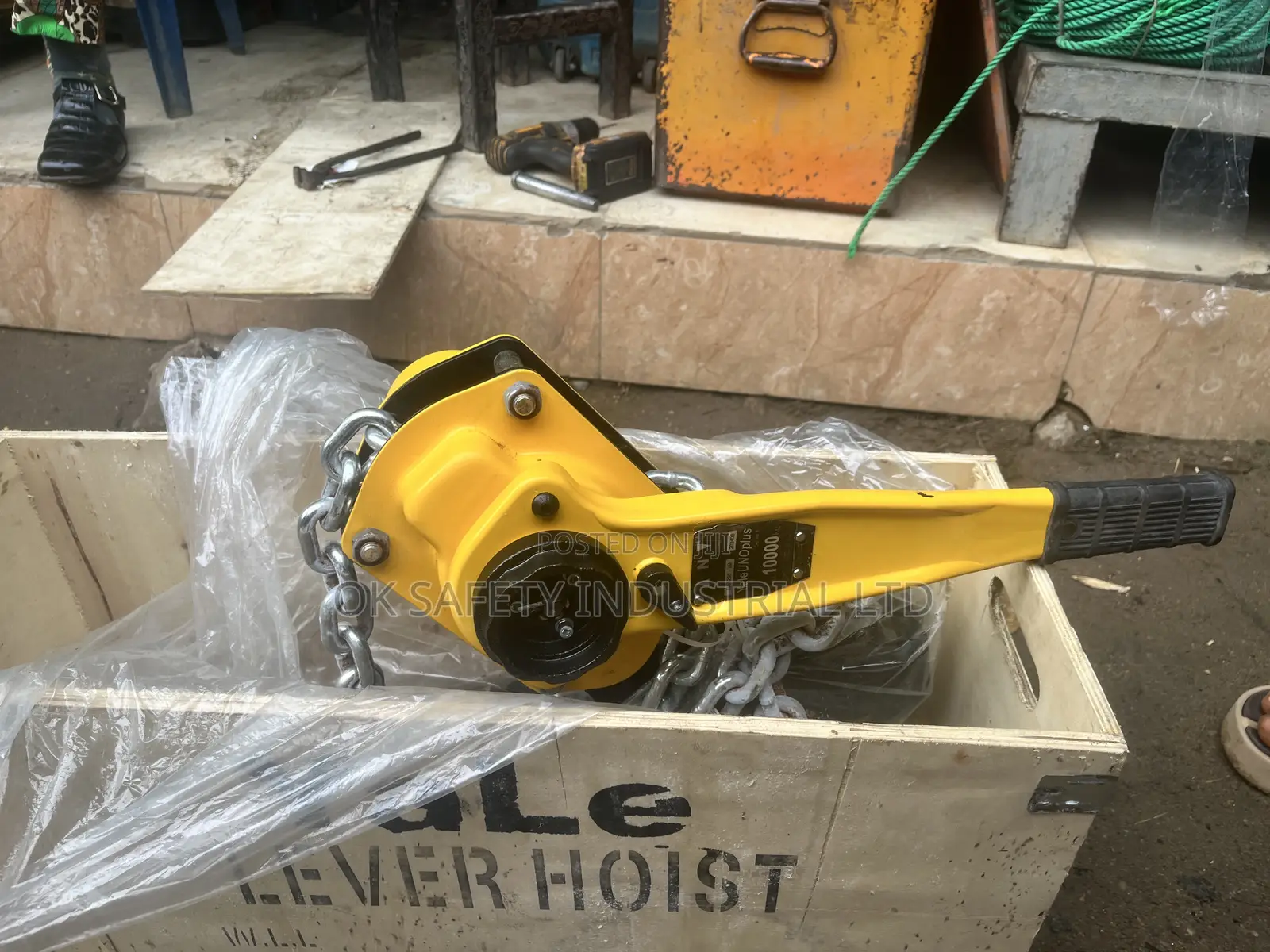 Yale Lever Hoist 9000kg 3m 10mm 10tons