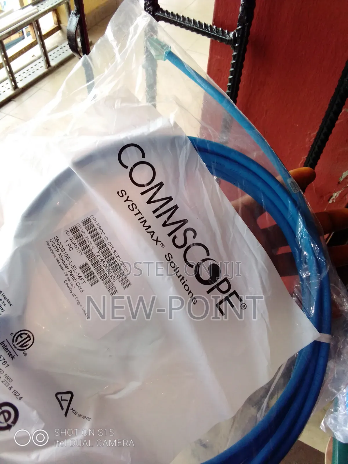 Commscope Cat6a U/Utp Patch Cord – High-Speed 10g Network Cable