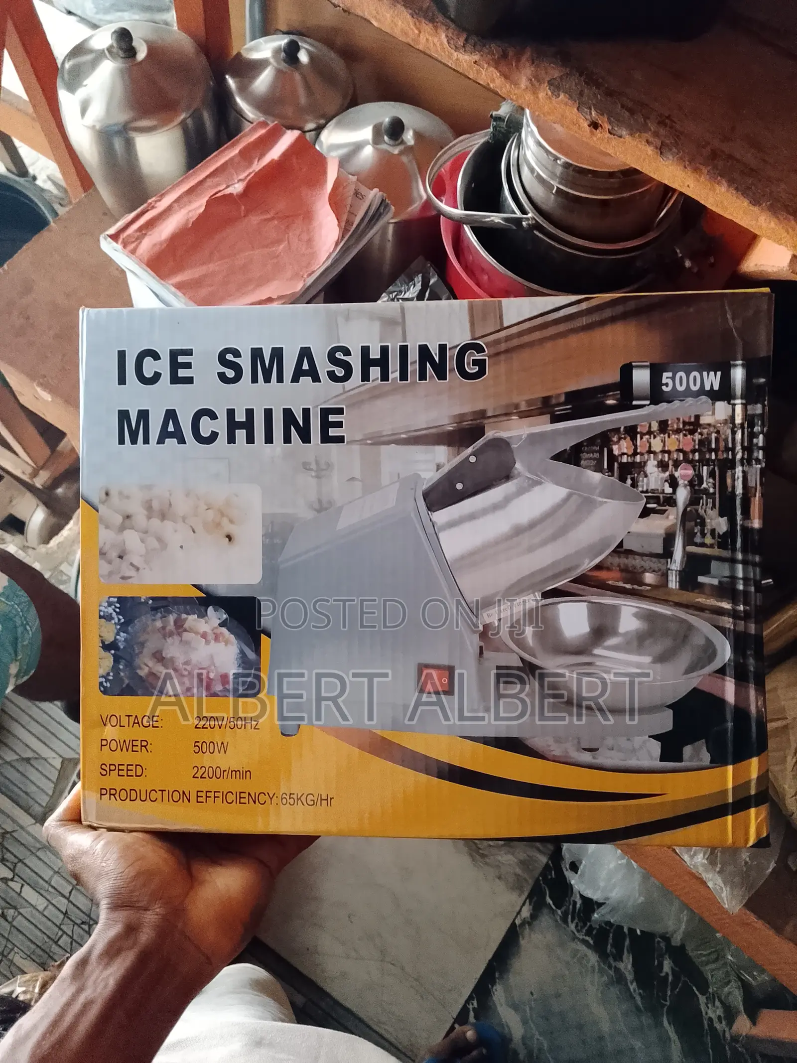 Electric Industrial Ice Crushing Machine