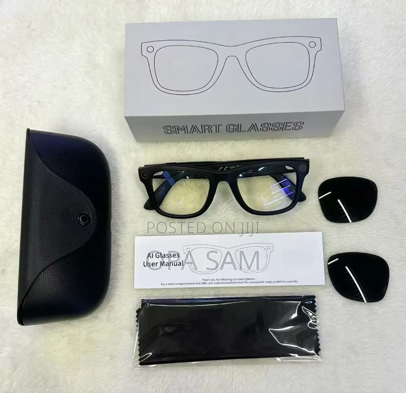 Rayban-Like 8mp Smart Glass With Charging Case