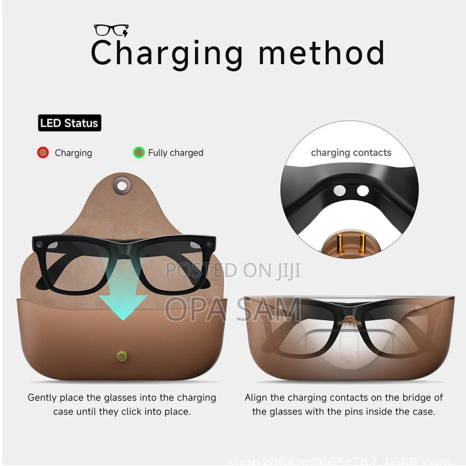 Rayban-Like 8mp Smart Glass With Charging Case