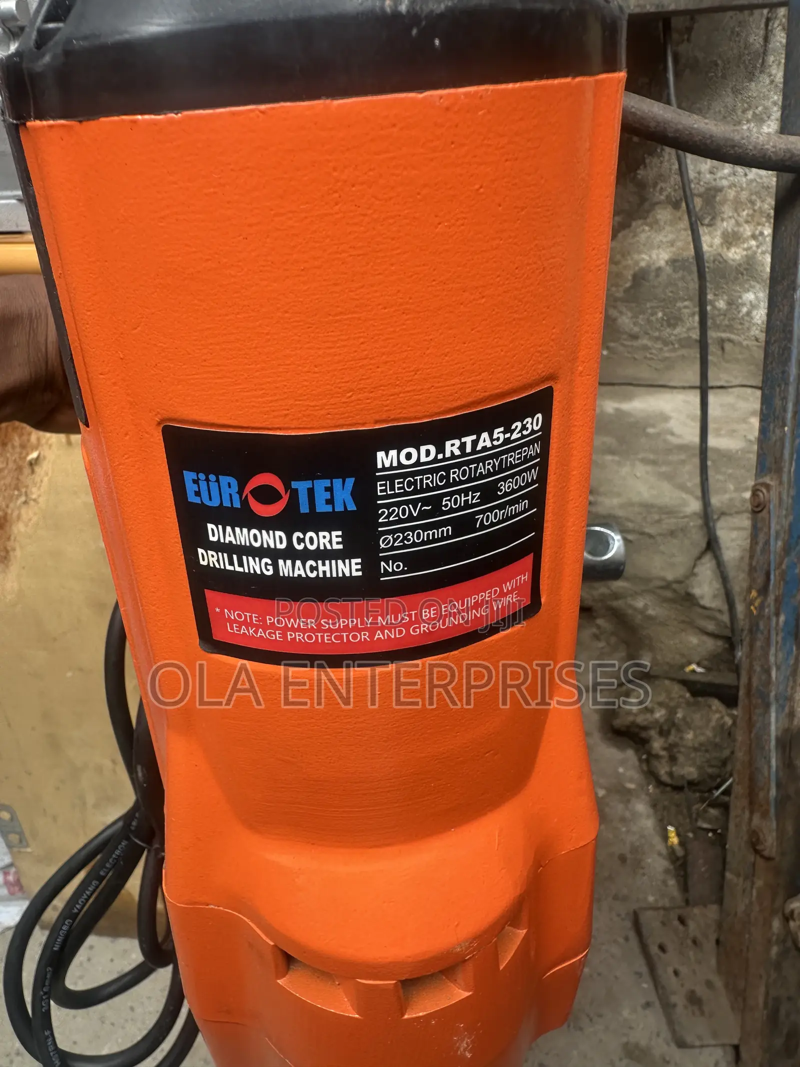 3600w Diamond Core Drilling Machine