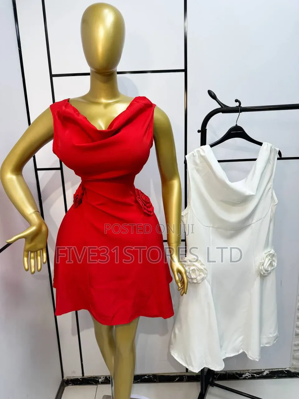 Awele Rose Short Dress