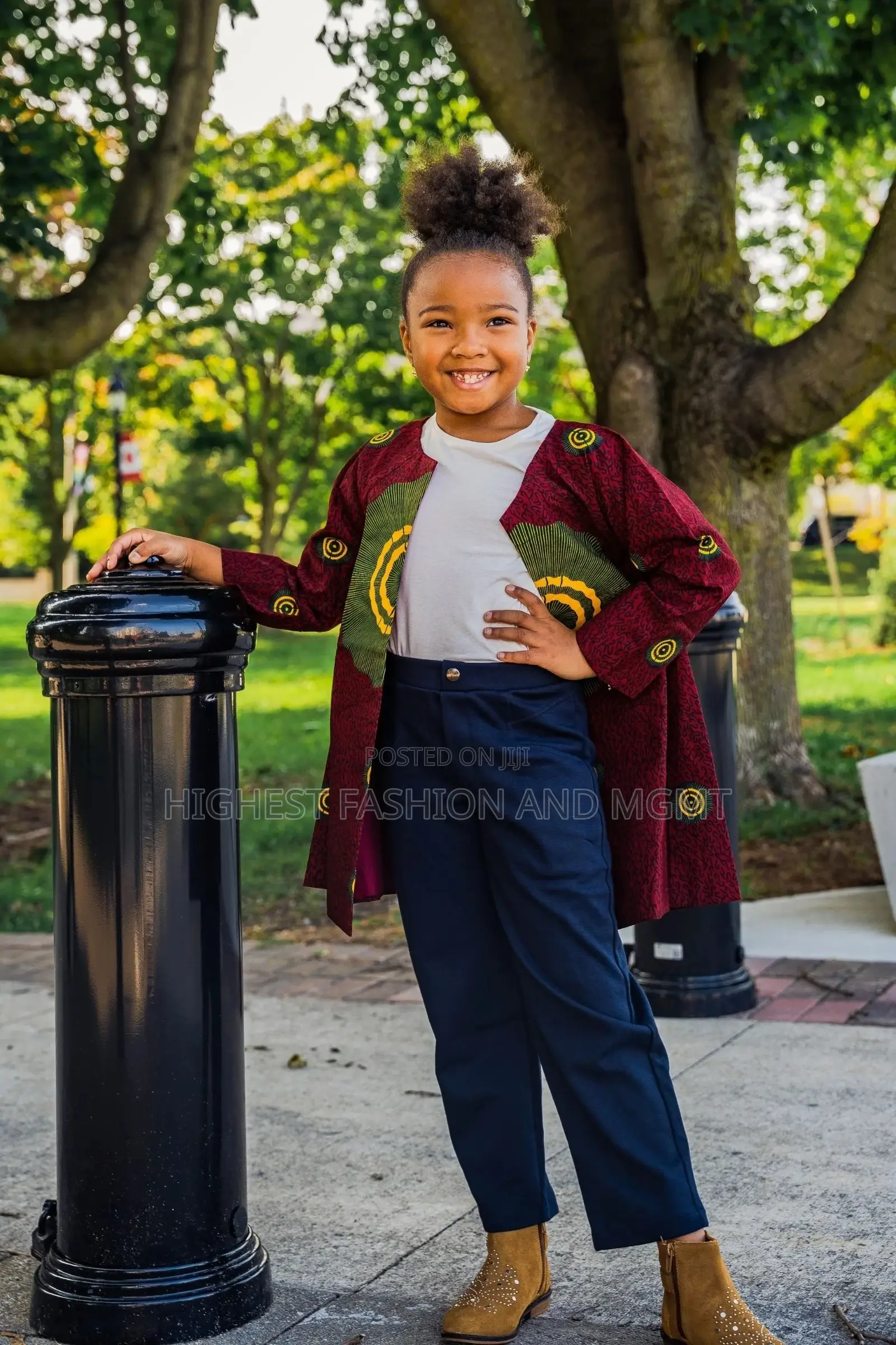 Narissa African Print Girls' Jacket
