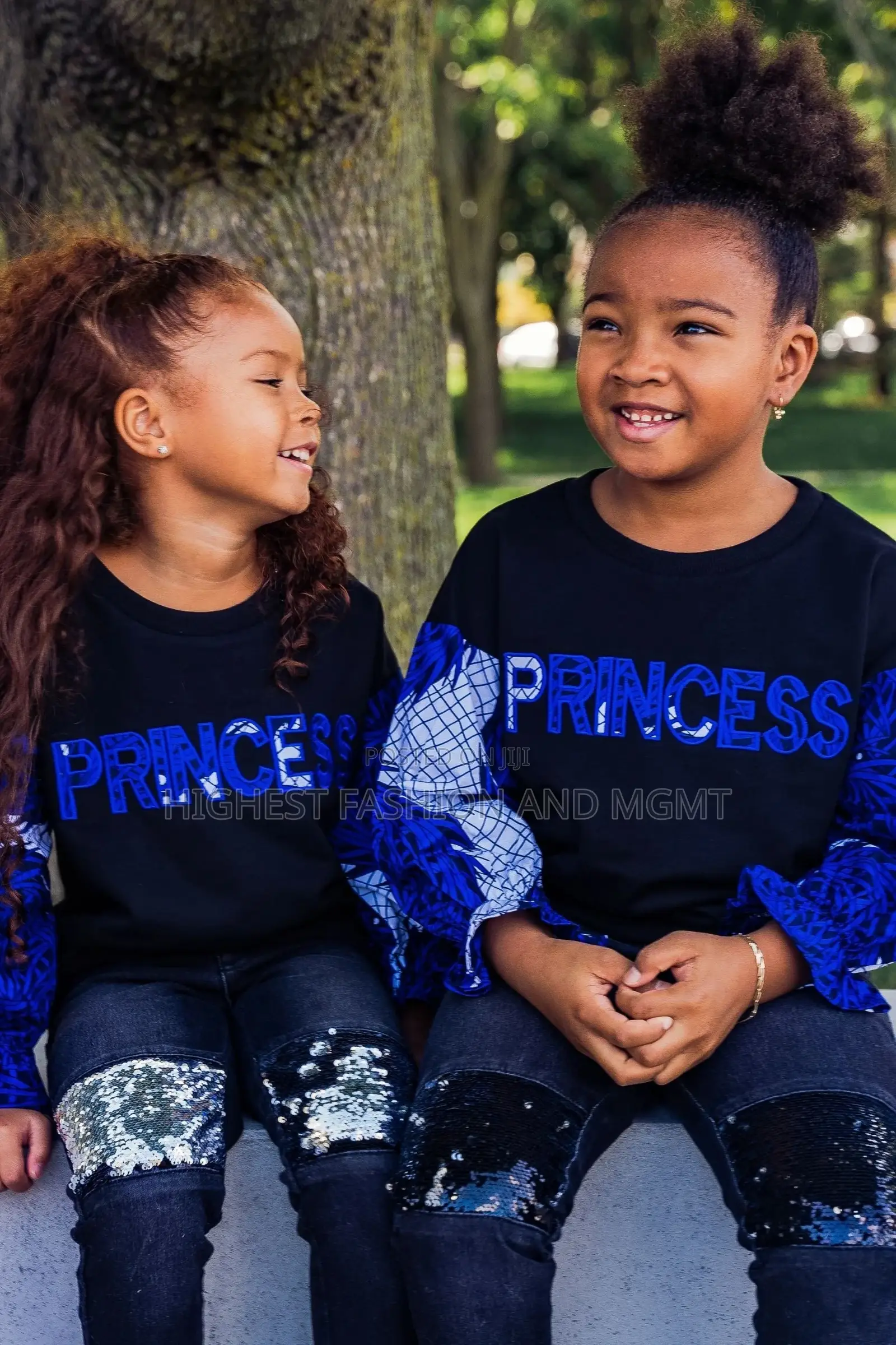 Ayden African Print Girls' Sweatshirt