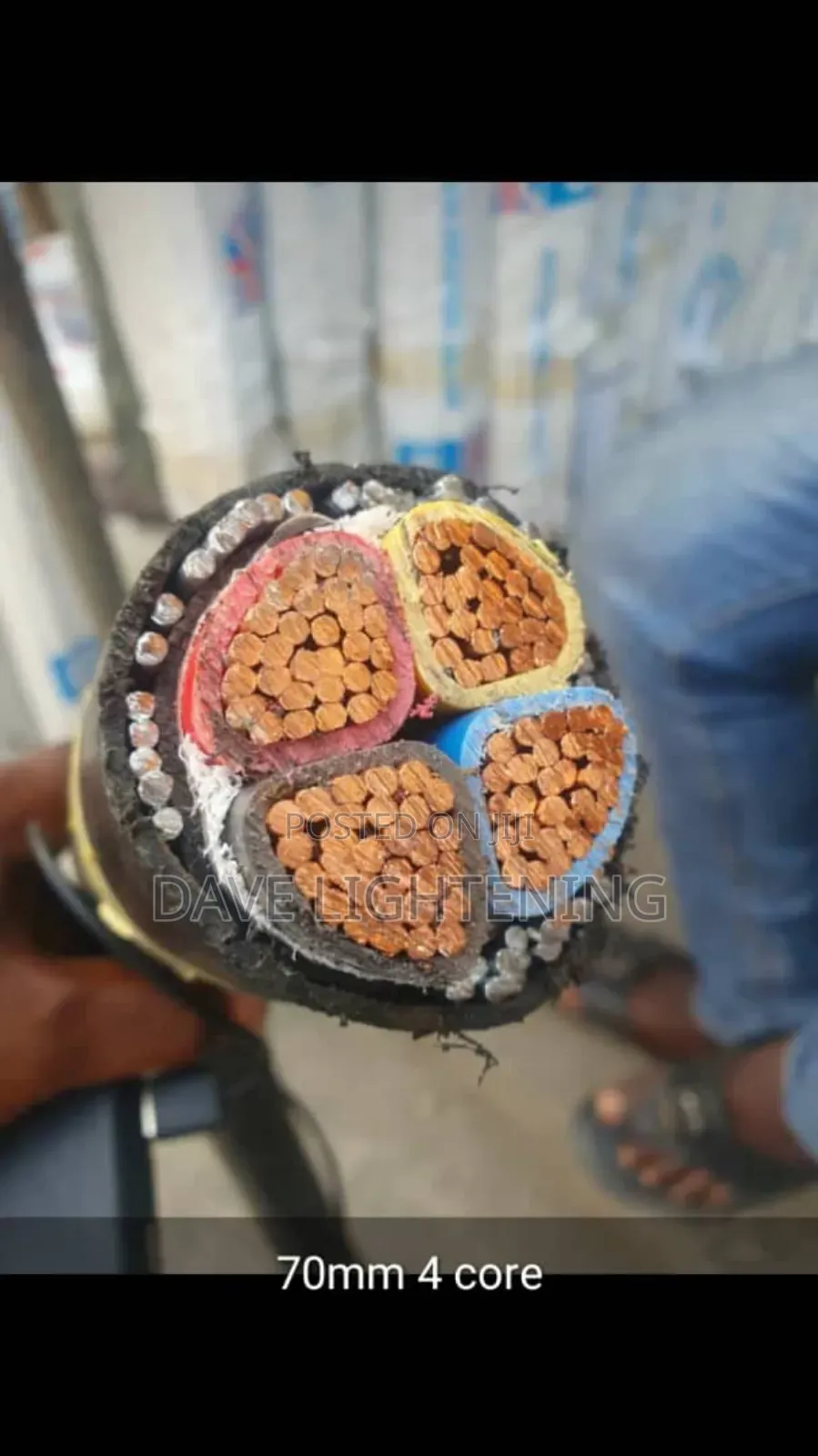 95mm 4core Armoured Cable