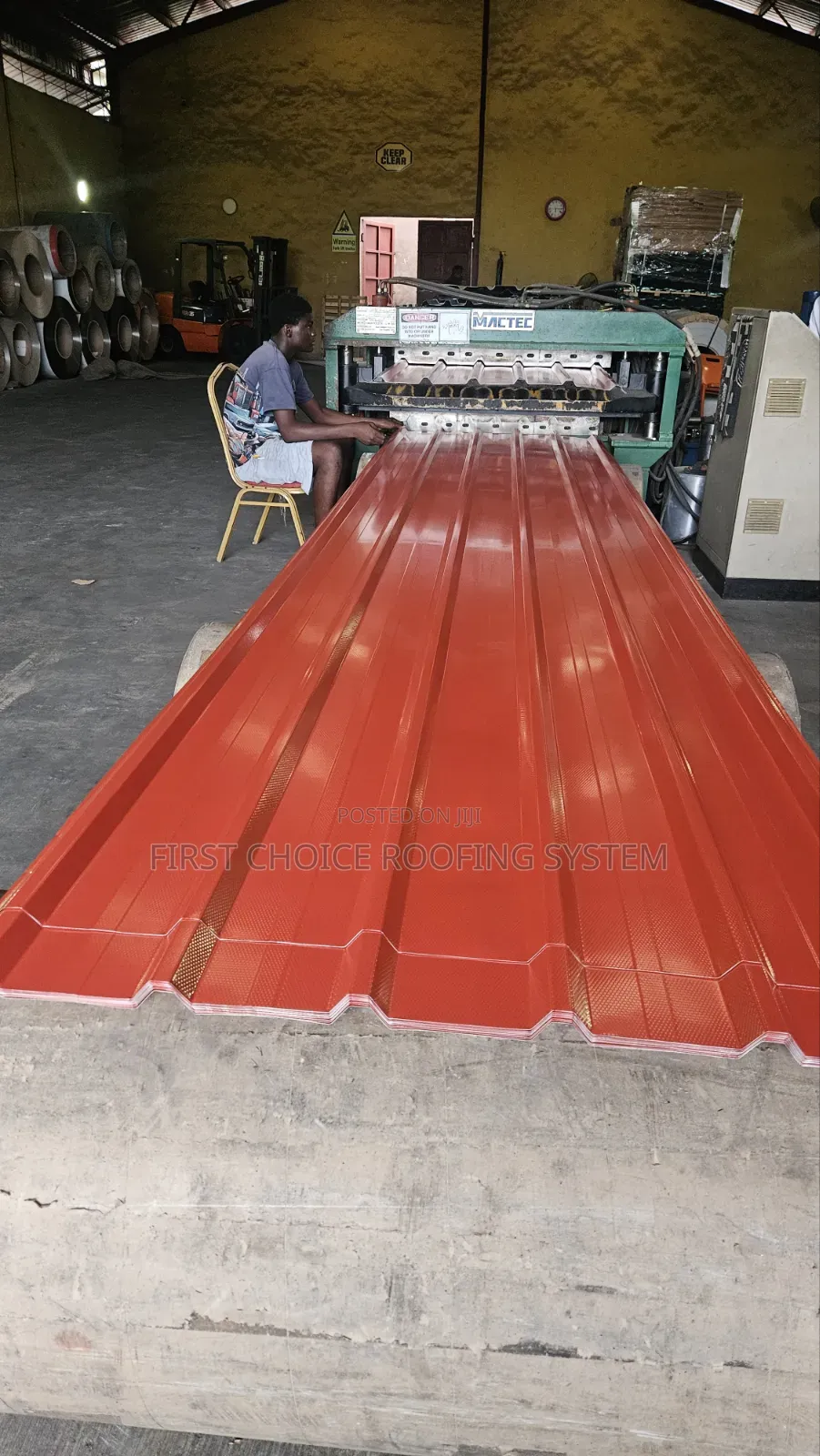 Red Colour Aluminium Roofing Sheets 0.55mm