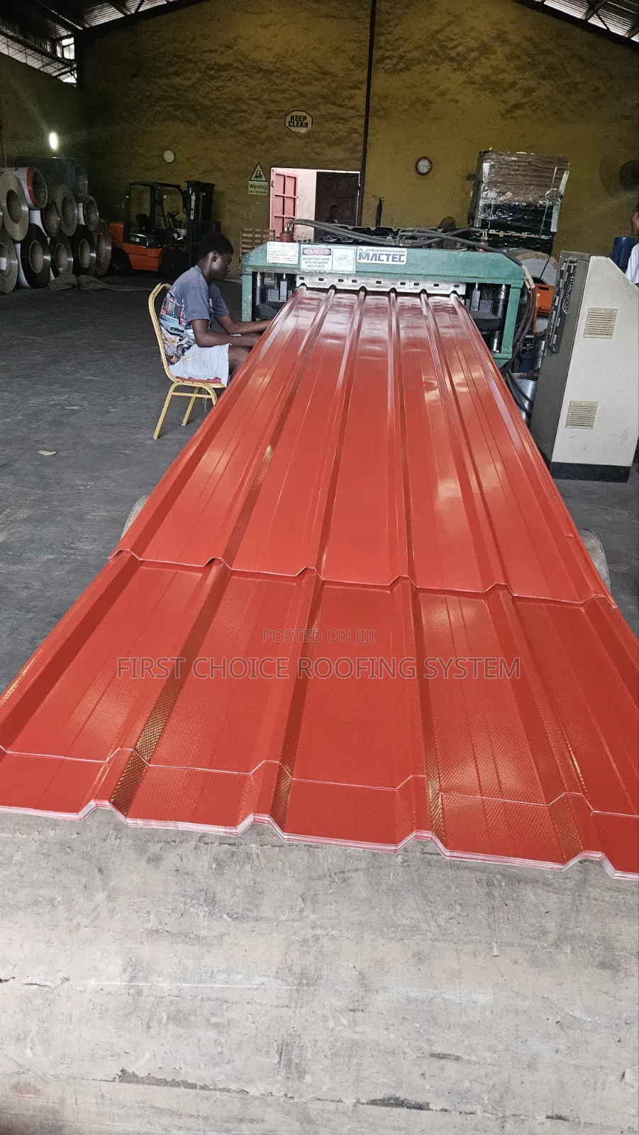 Red Colour Aluminium Roofing Sheets 0.55mm