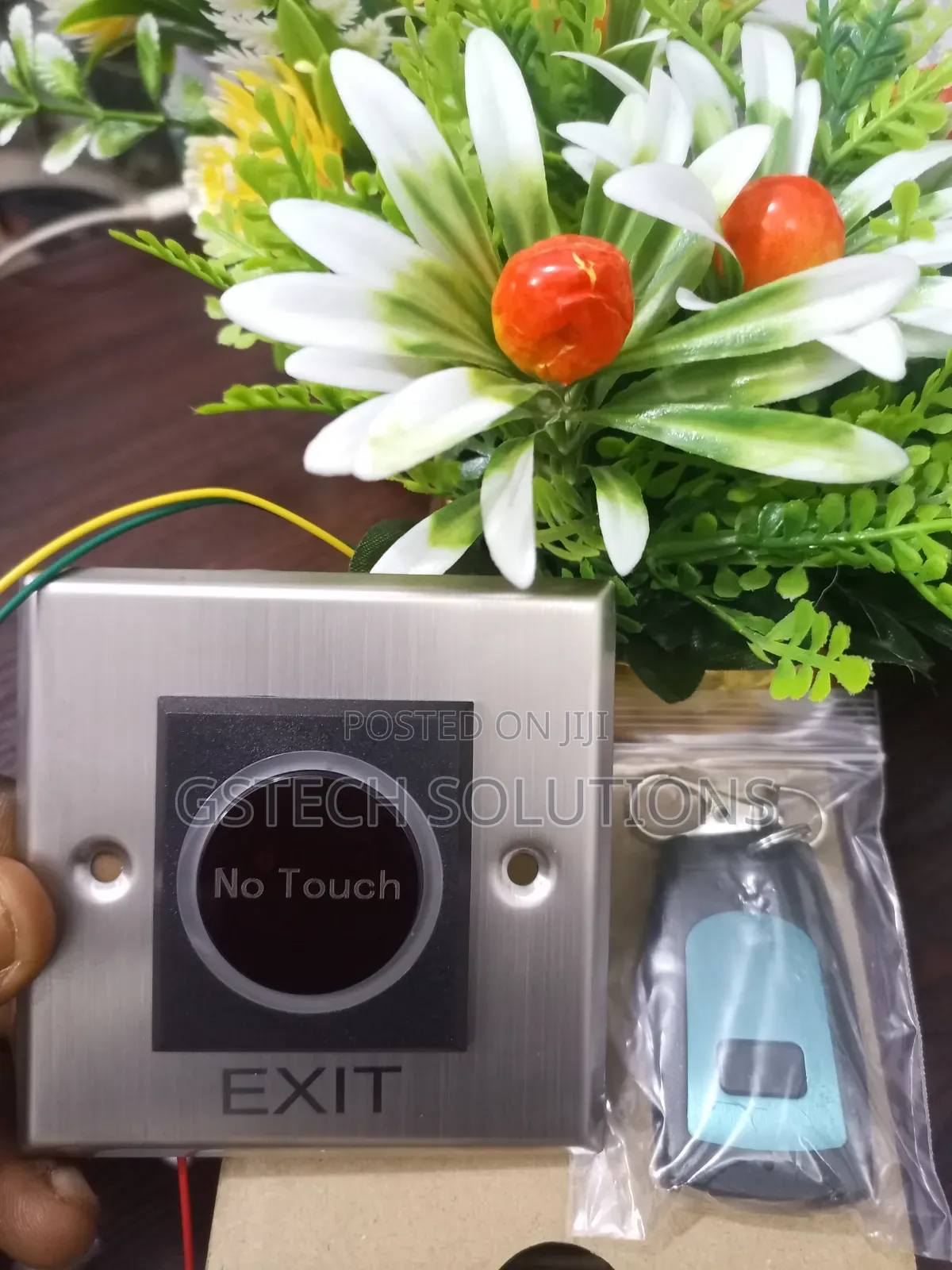Infrared Sensor No Touch Exit Button With Remote Control