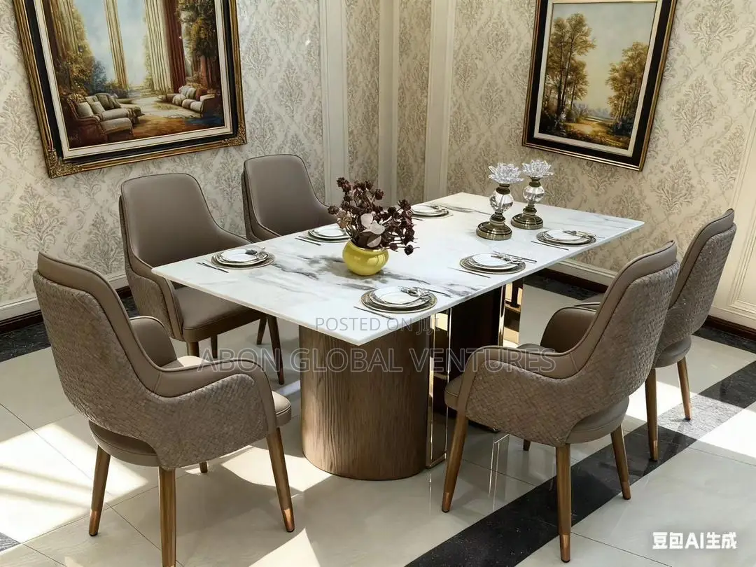 Modern Mable Top Dining Set