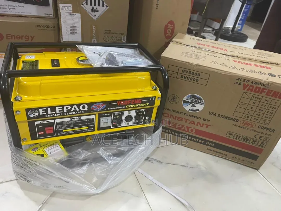 Elepaq Sv6800 Reliable Power Generator