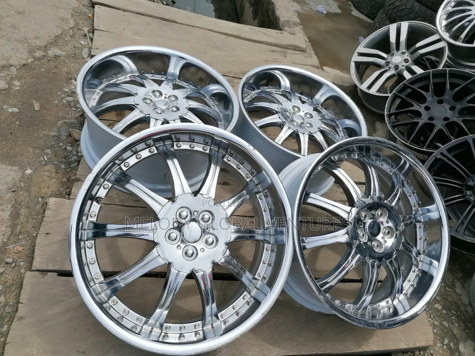 22rims Front Back/ BMW Gle/Original Factory Chrome/ U S a Standard
