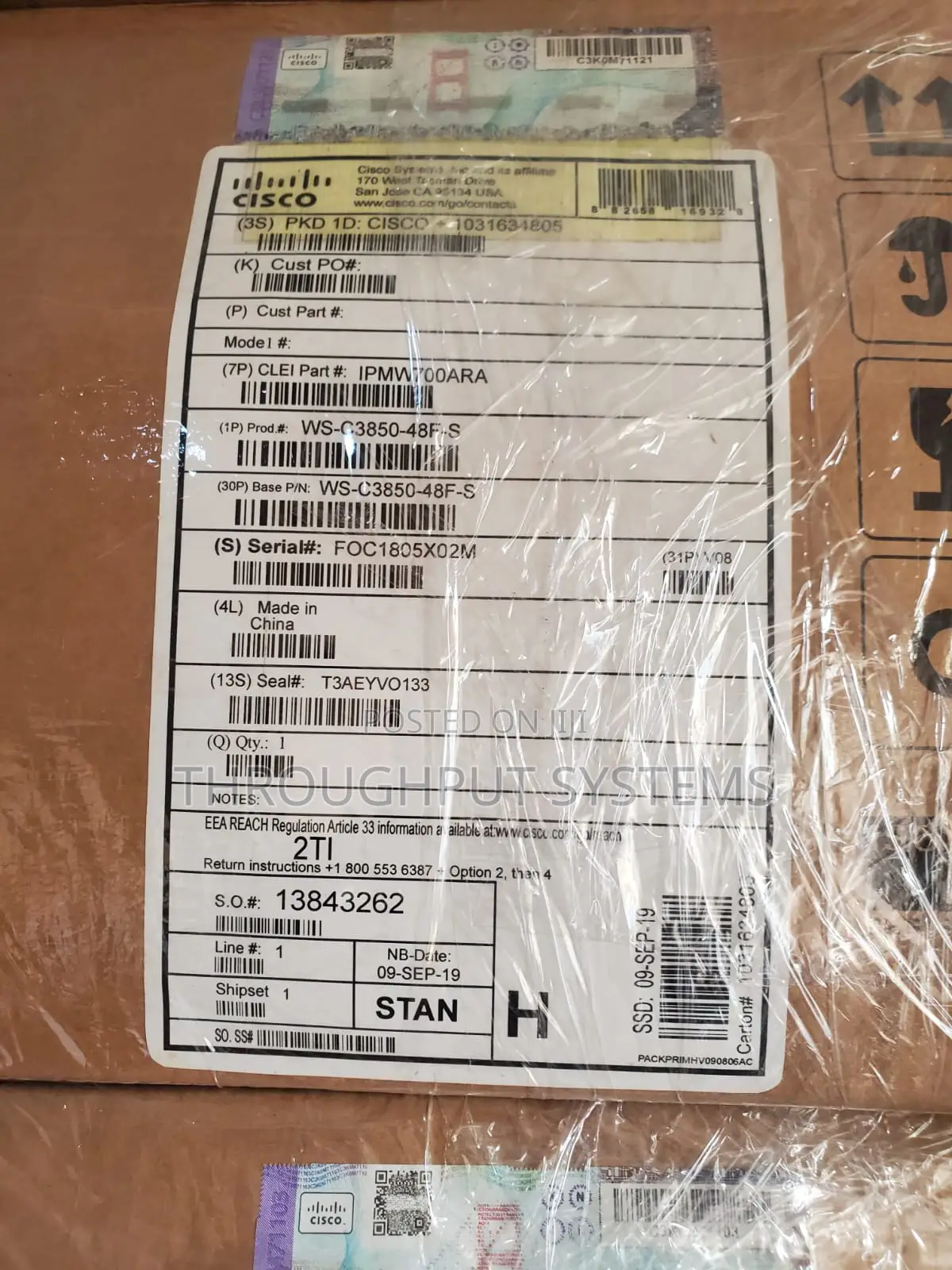 Cisco Ws-C3850-48f-L