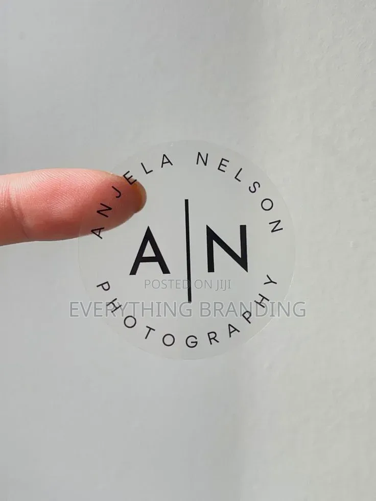 Custom Transparent Sticker Printing for Bottles, Labels Packs