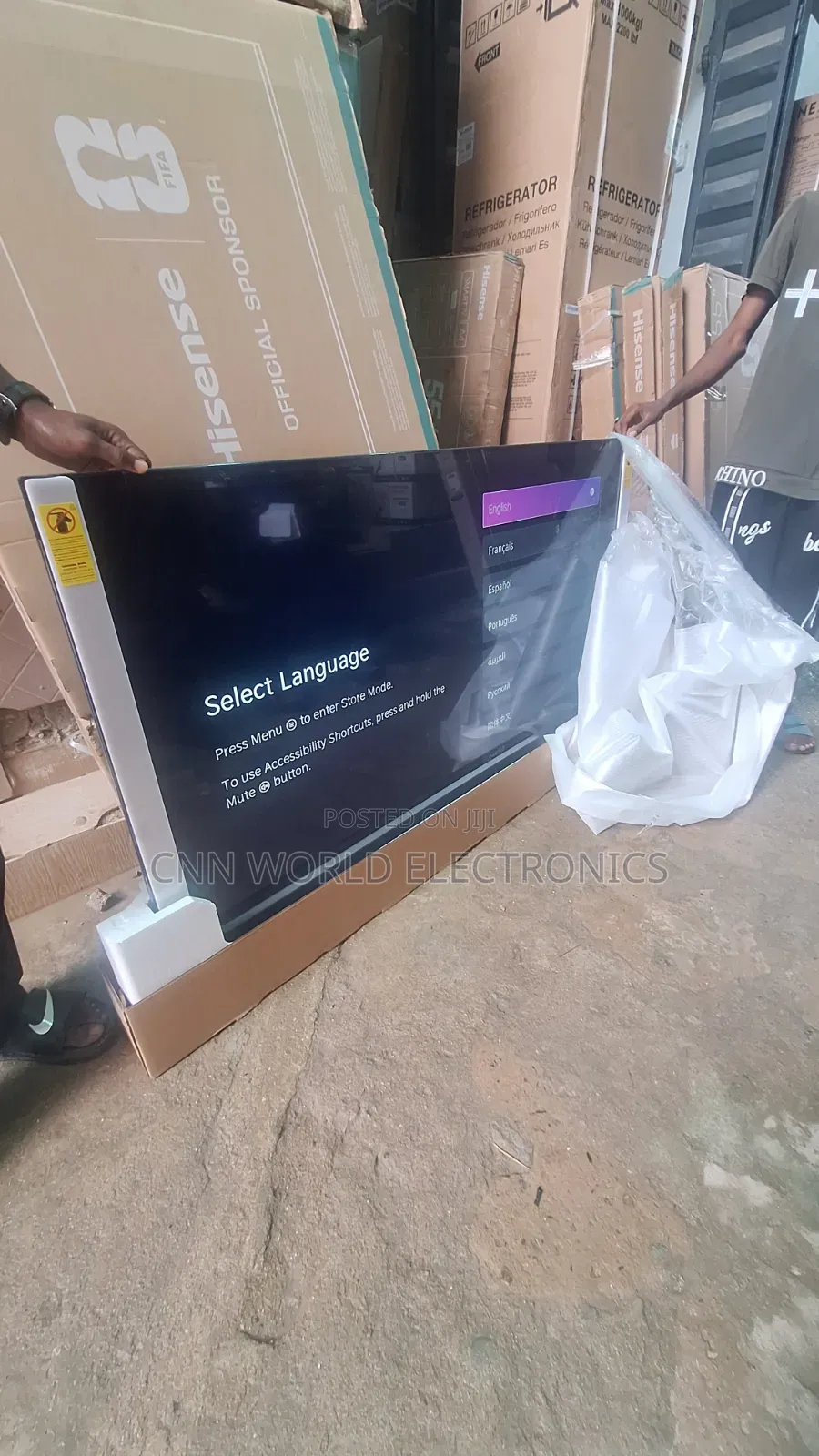 New Hisense Uhd Smart Tv (65"Inch) Flameless Netflix Youtube Bluetooth