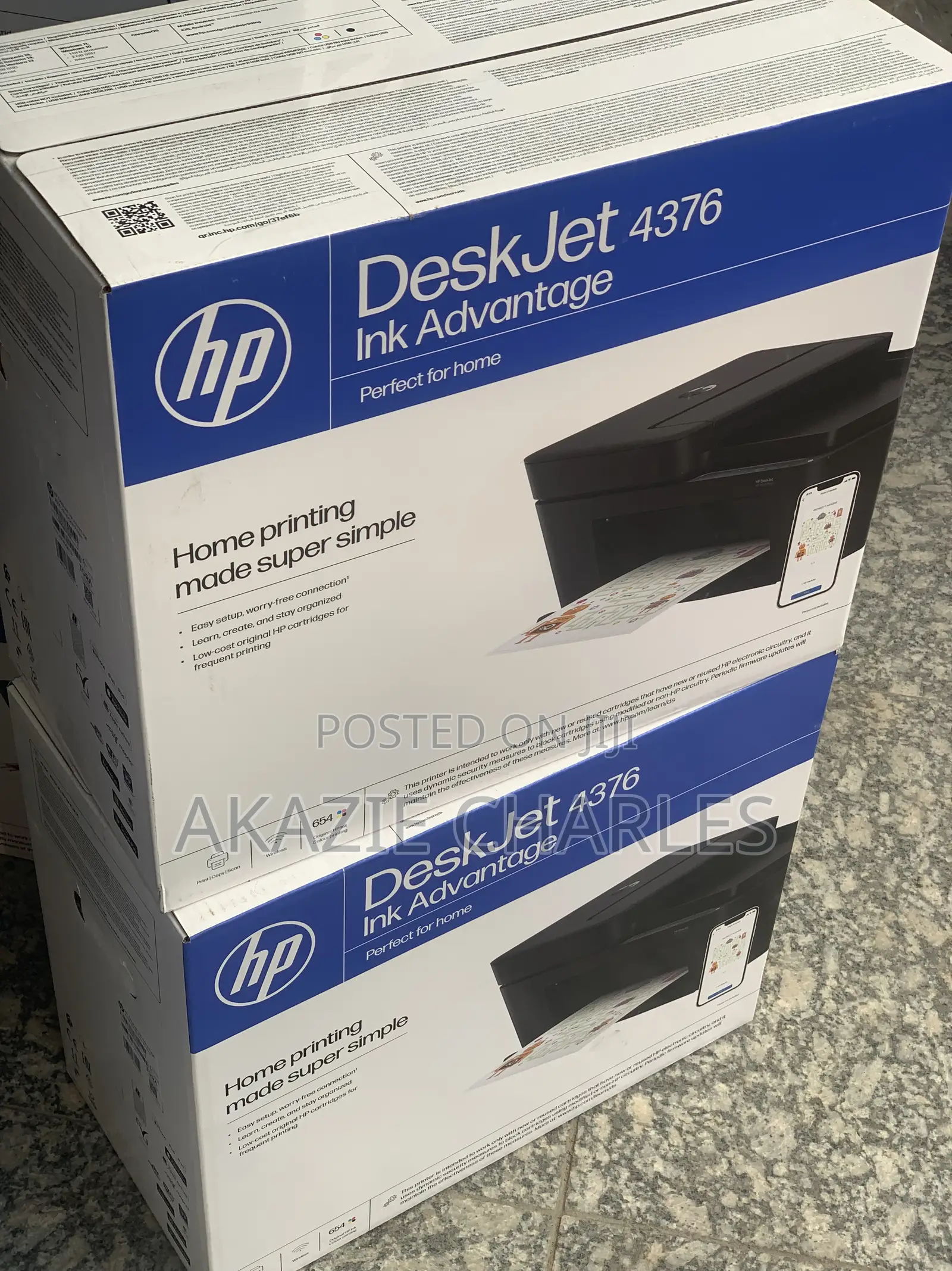 HP Deskjet 4376 Ink Advantage Printer