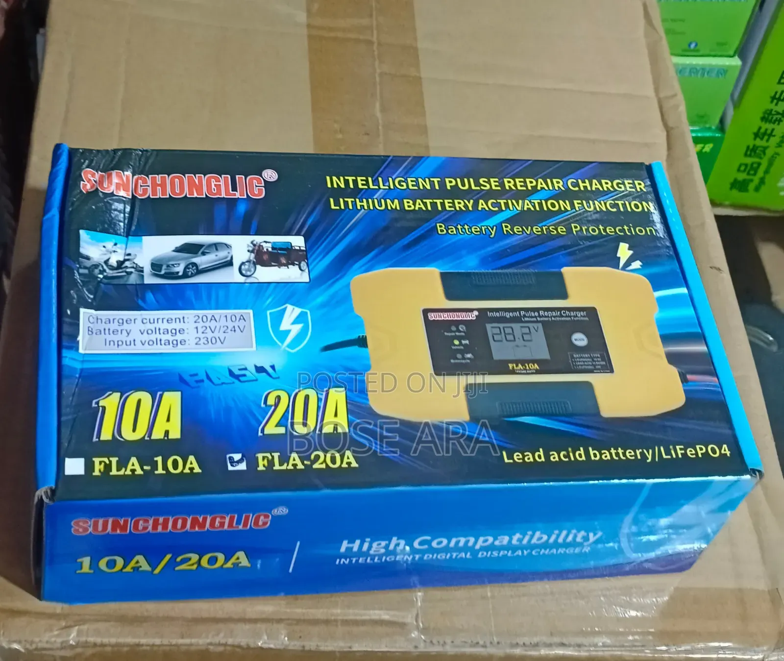 Solar Battery Charger 20a Lithium Battery Charger