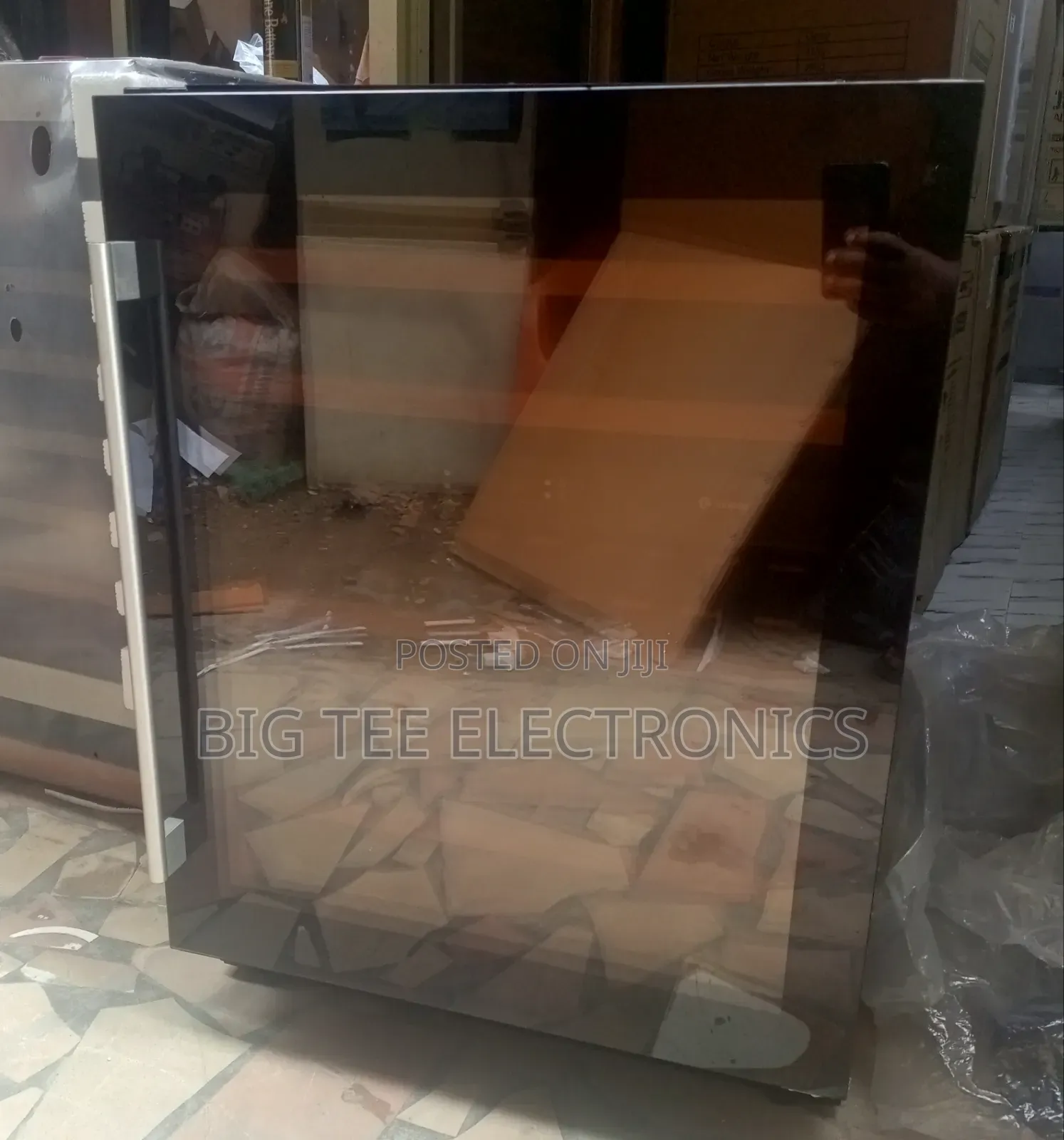Caple 60cm Wooden Wine Chiller Black Color