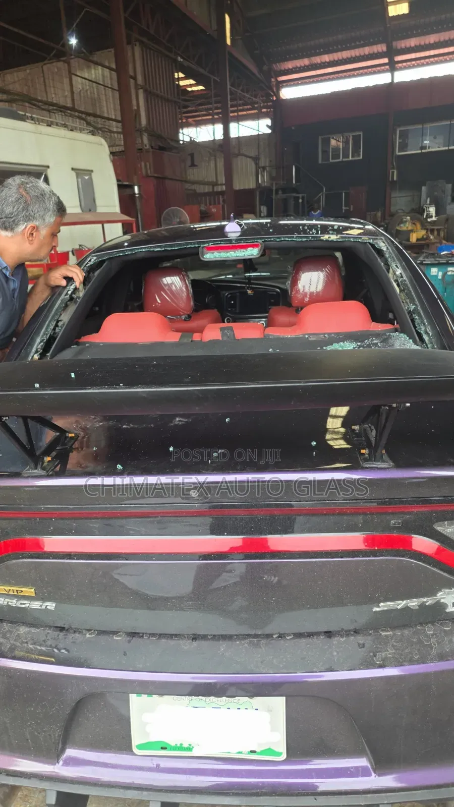 Dodge Charger 2014 Back Windscreen Glass Available Installed
