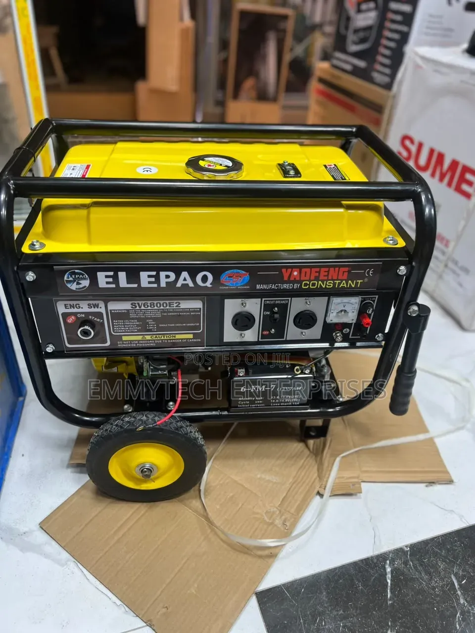 ☆¤Best Product Elepaq Petrol Gen 4.5kva 100%Copper Coil