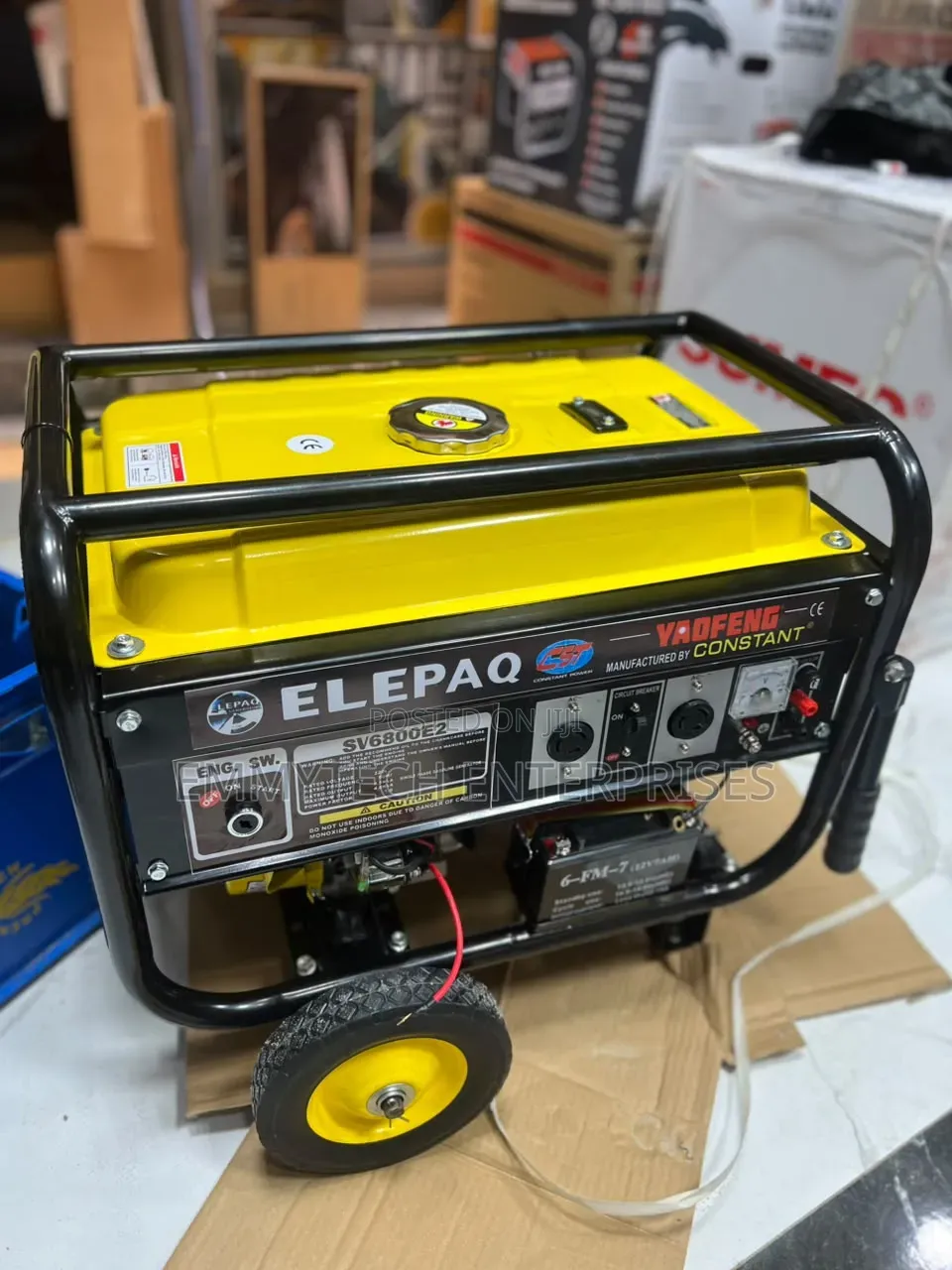 ■□We Have Elepaq Constant Petrol Gen 4.5kva 100%Copper Coil