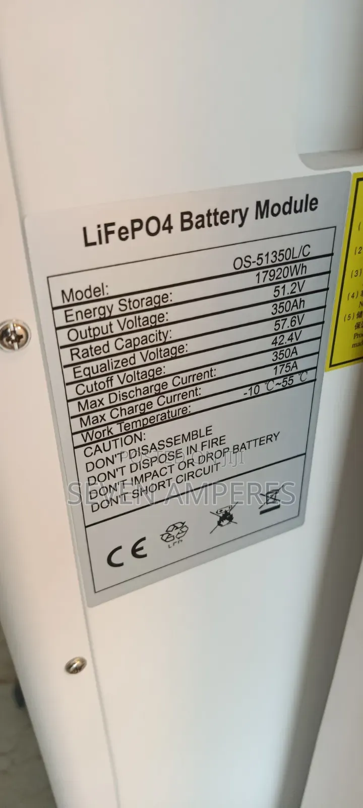17.5kwh 48v Lithium Ion Battery