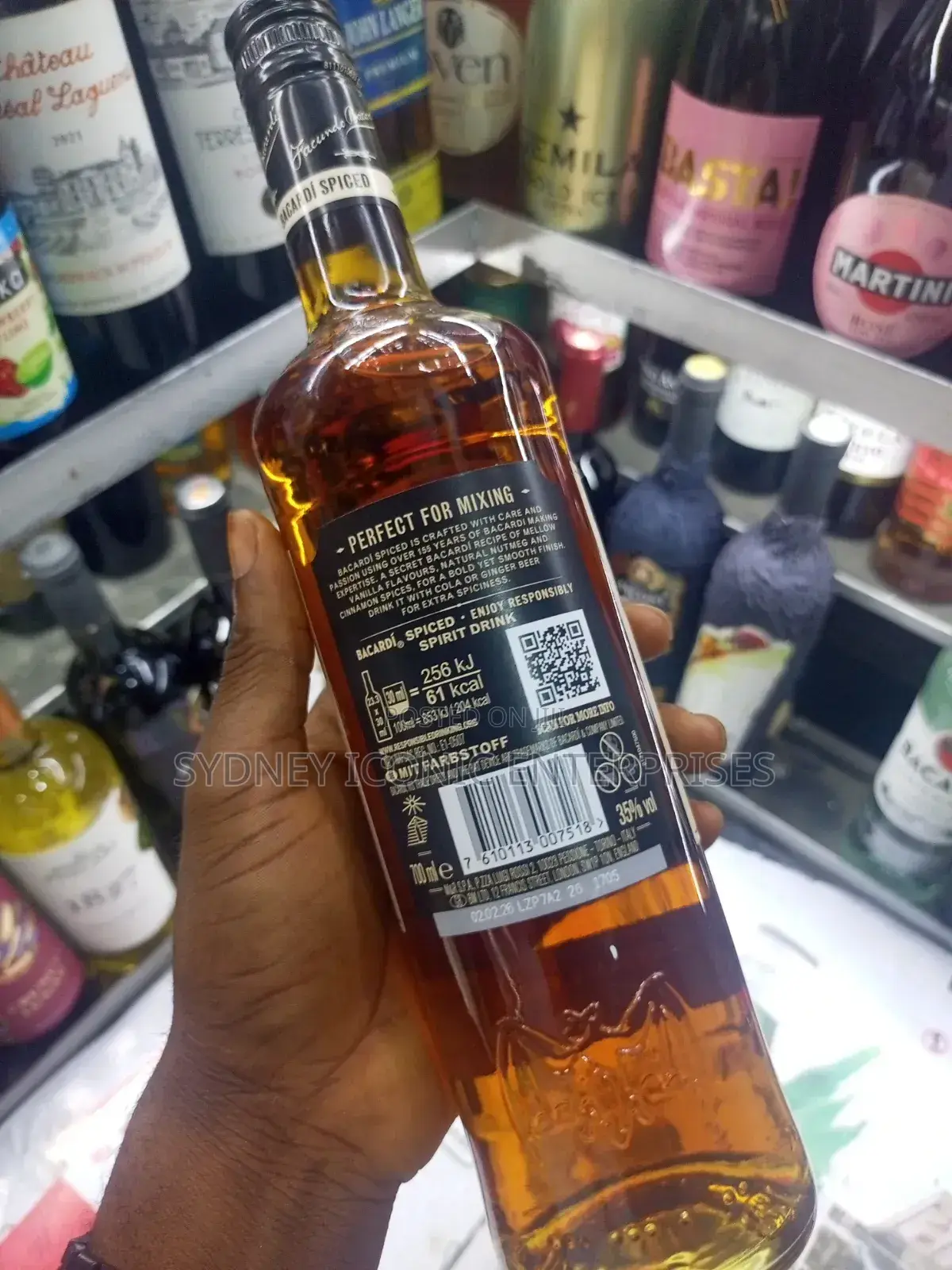 Bacardi Spiced Spirit Rum(Carton by 12 Bottles)