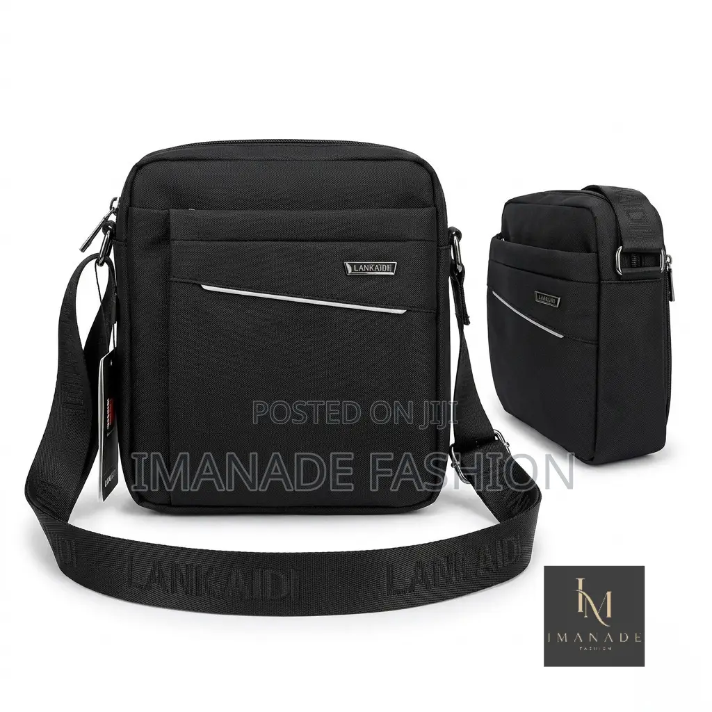 Lankaidi Shoulder Crossbody Bag – Black
