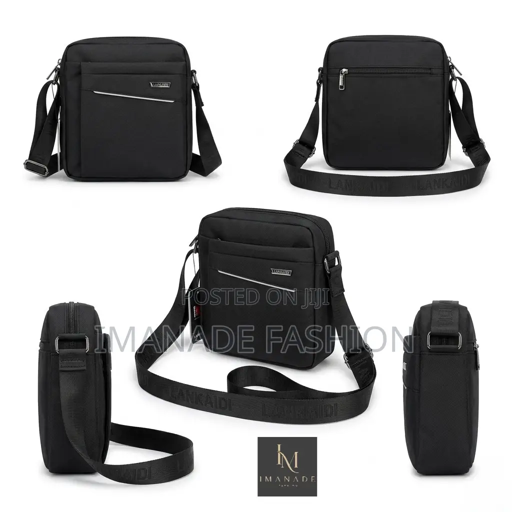 Lankaidi Shoulder Crossbody Bag – Black
