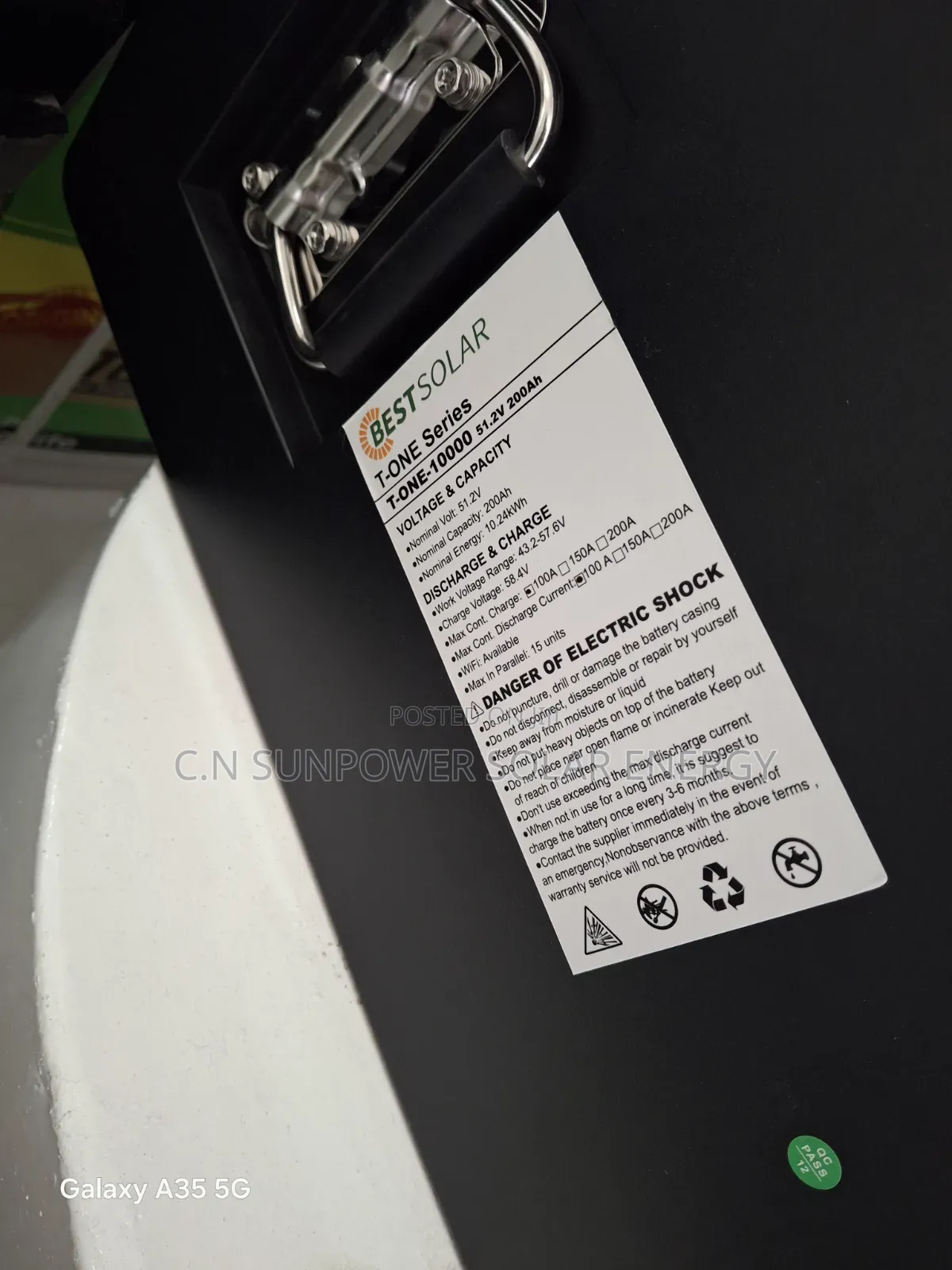 10kwh /48v Best Solar Lithium-Iron Phosphate Energy Storage Battery