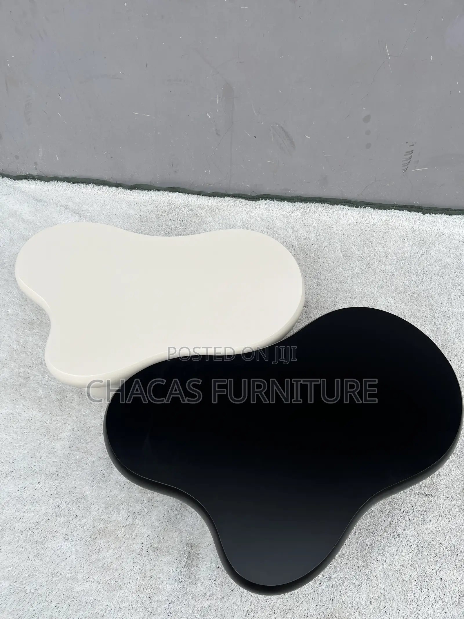 Luxury Modern Cloud Coffee Table - Nordic Wavy Center Accent Table