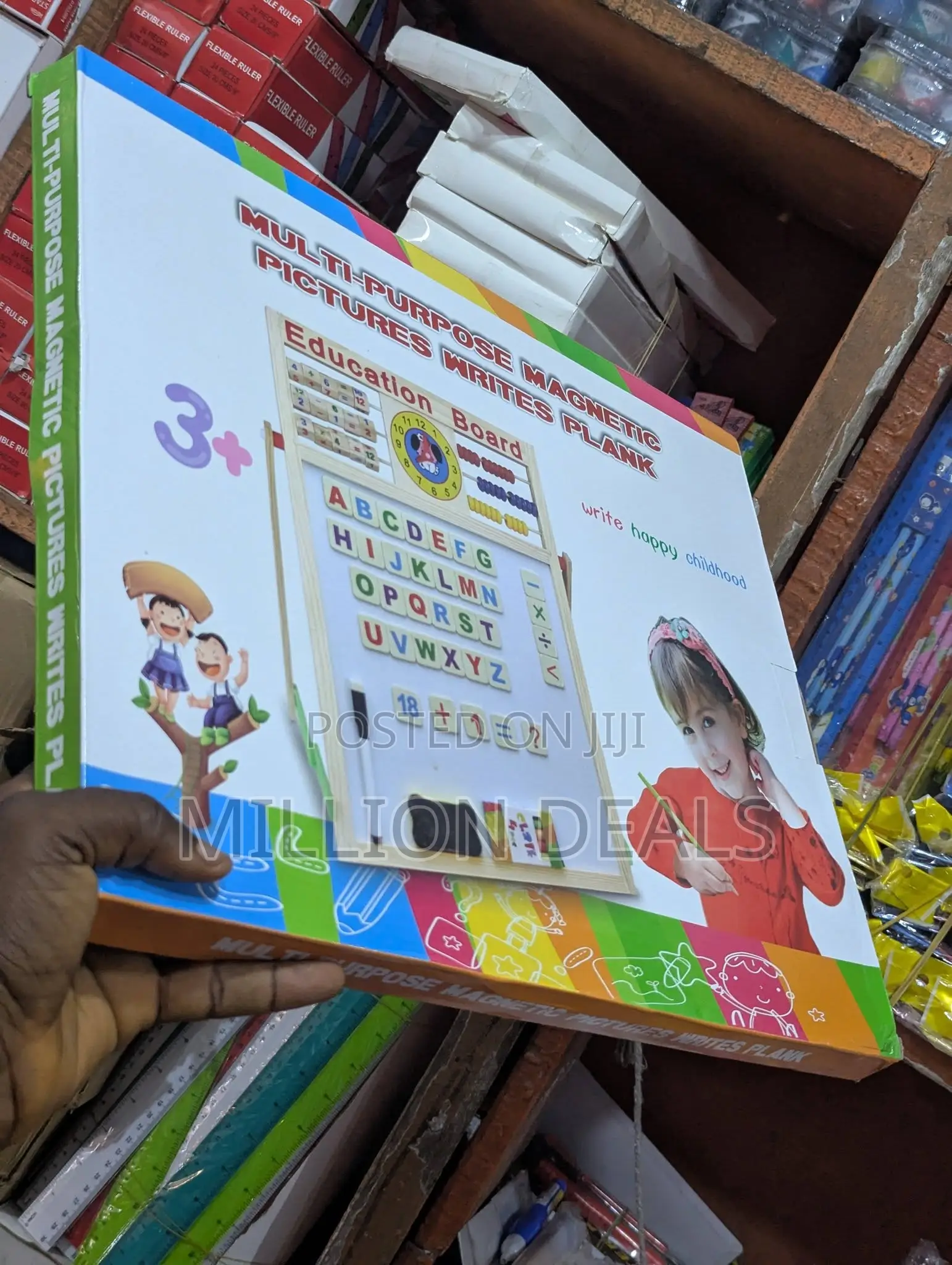 Multipurpose Magnetic Picture Writing Plank Kids Toy Ages 3+