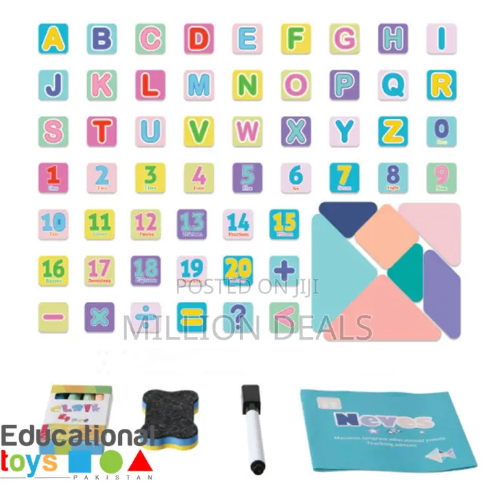 Drawing Board With Tangram Puzzle Kids Toy Ages 3+