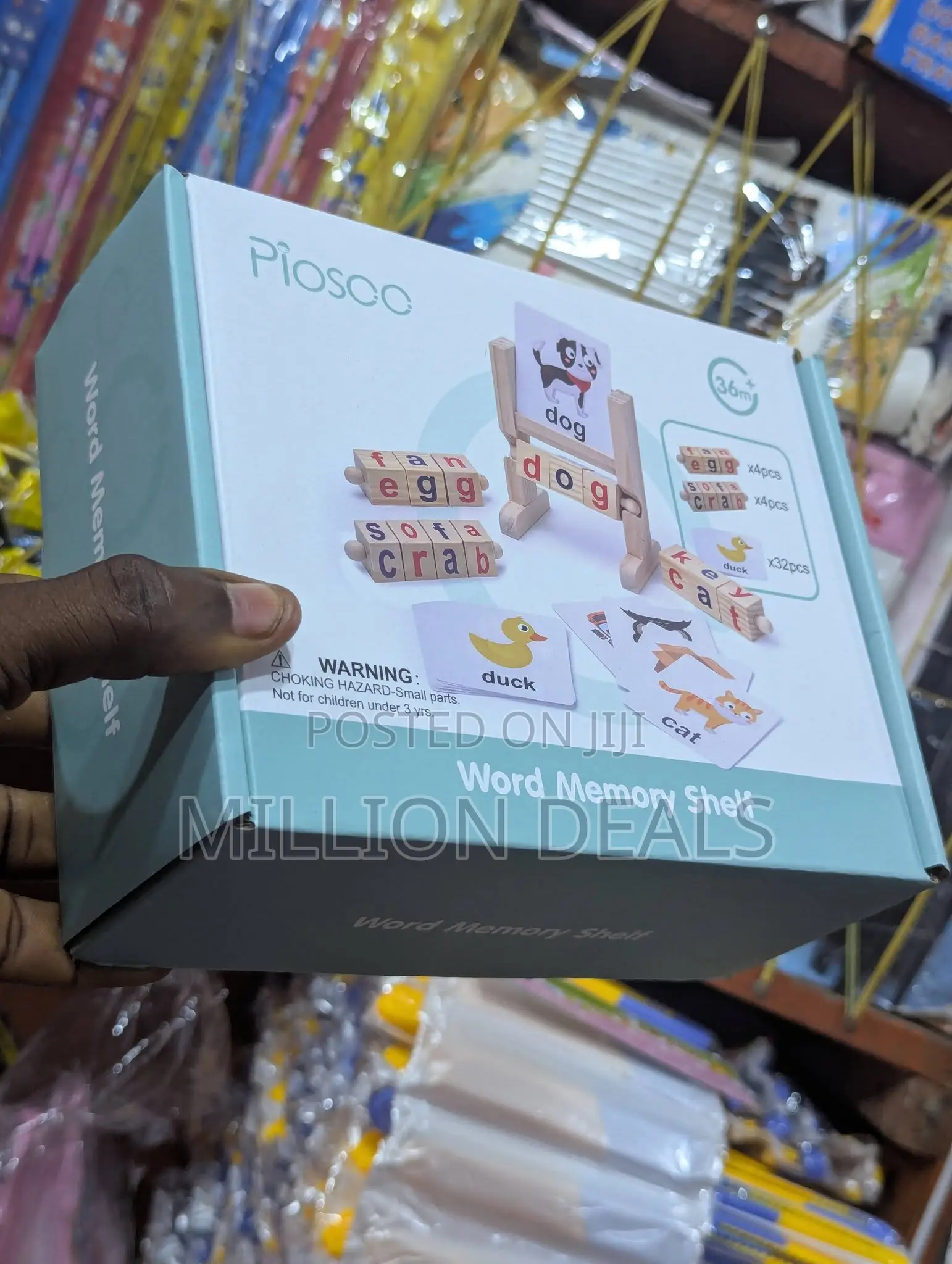 Word Memory Shelf Kids Toy Ages 3+