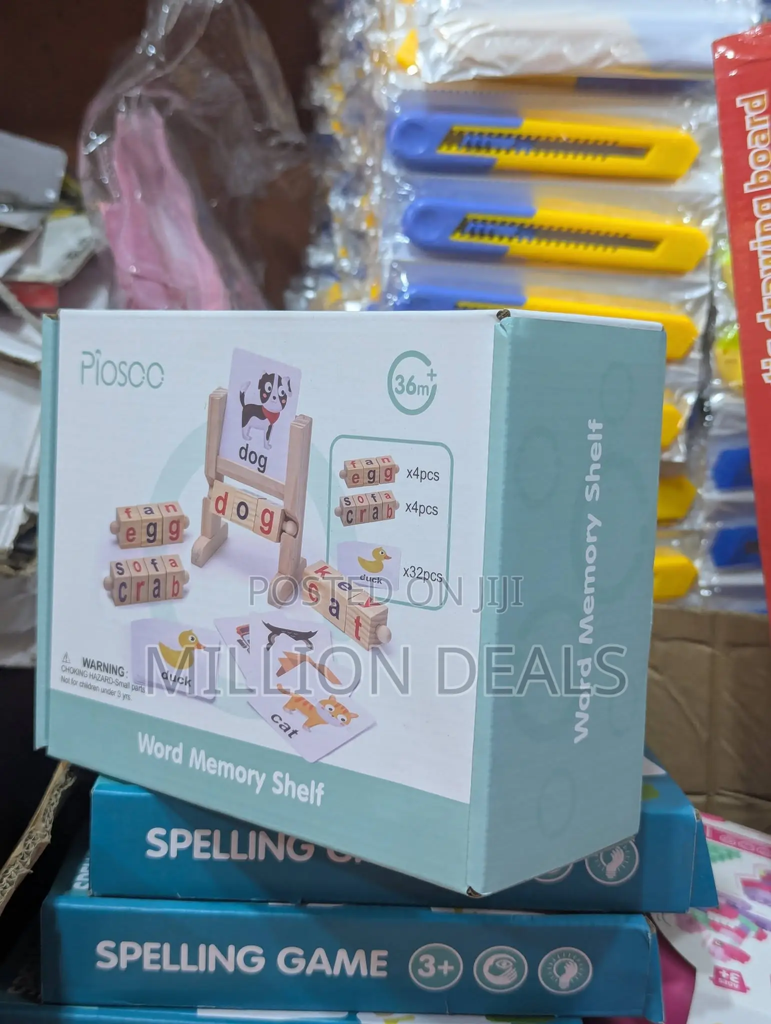 Word Memory Shelf Kids Toy Ages 3+