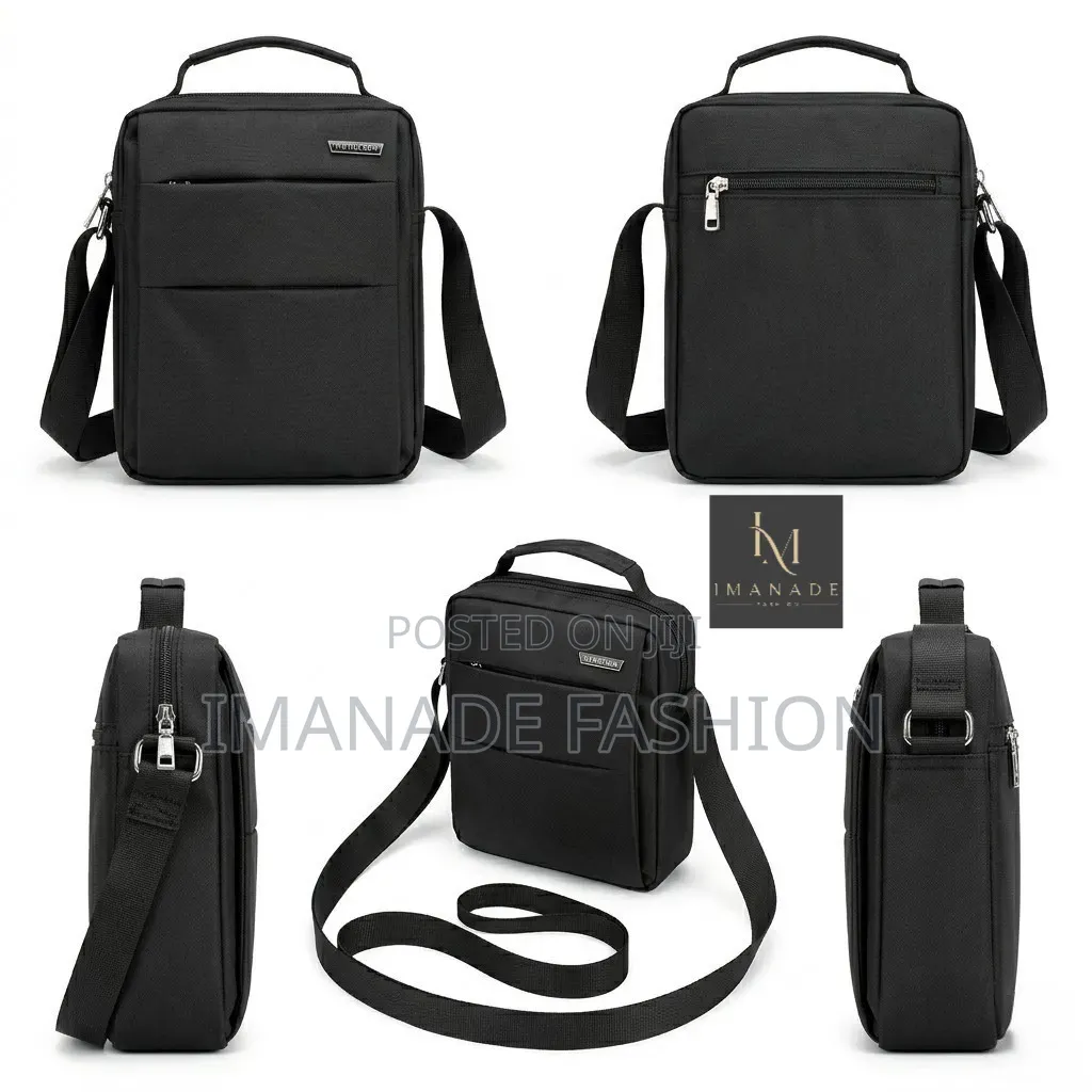 Jie Hui Sen Shoulder Crossbody Bag – Black